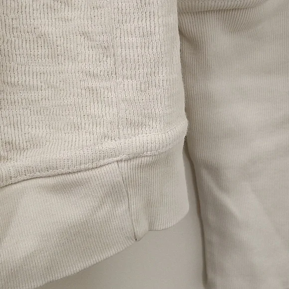 Apiece Apart 100% Organic Cotton Olimpio Sweatshirt Off White Cream Sz XS - Picture 16 of 16